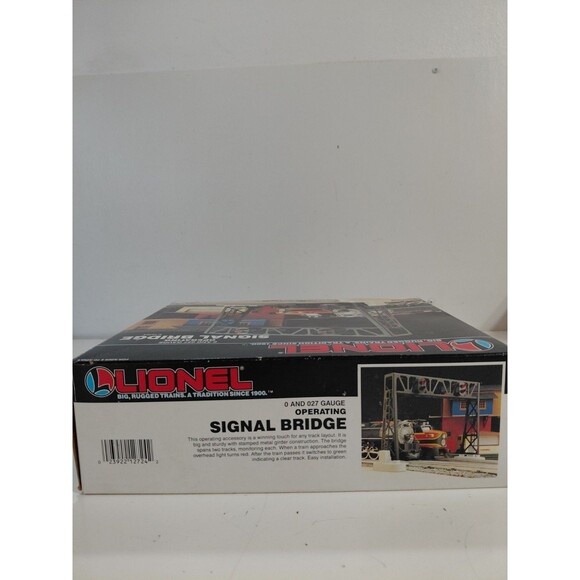 Lionel 6-12724 O Gauge Model Railroad Accessory Operating Signal Bridge w/Box - Picture 12 of 15